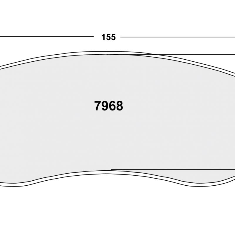 Degressive endurance compound. Race brake pads - Porsche 991 Cup
Cayman GT4 Clubsport
front ZR68 caliper race pad